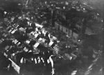 Zamek - budynki rejencji - widok z lotu ptaka - zdjcie z lat 1942 - 1944